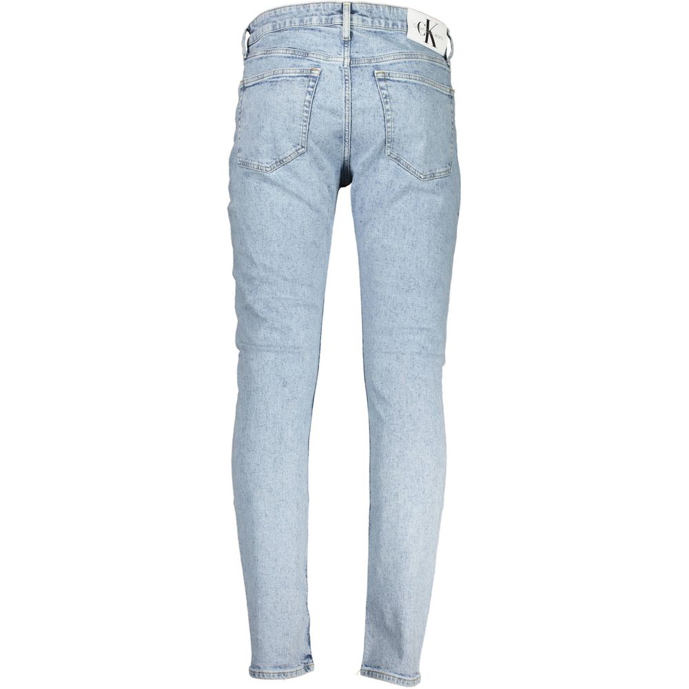 Calvin Klein Light Blue Cotton Men Jeans