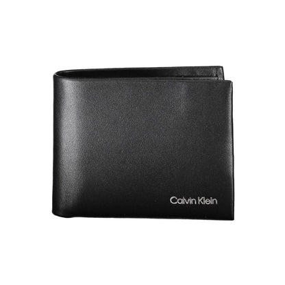 Calvin Klein Black Polyester Men Wallet