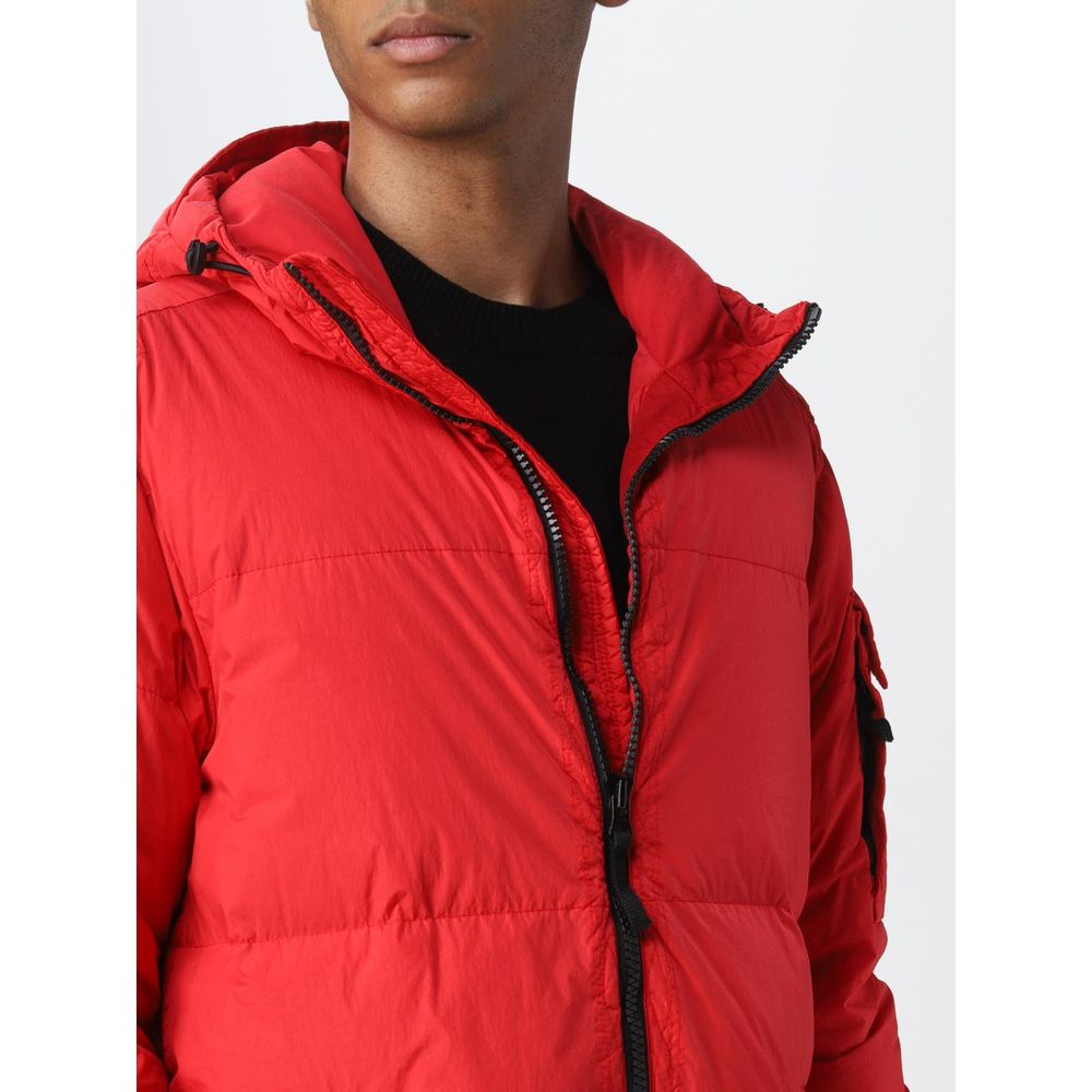 Stone Island Red Nylon Jacket