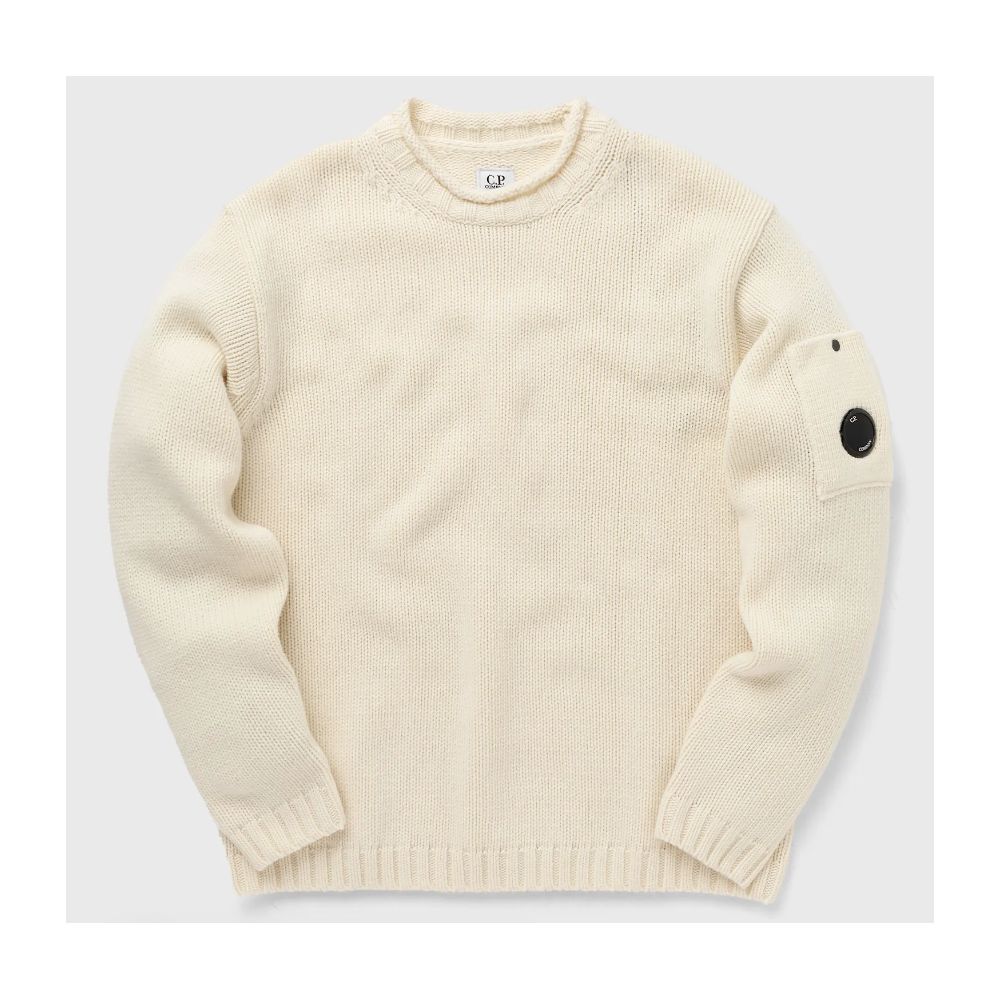 C.P. Company White Wool Sweater