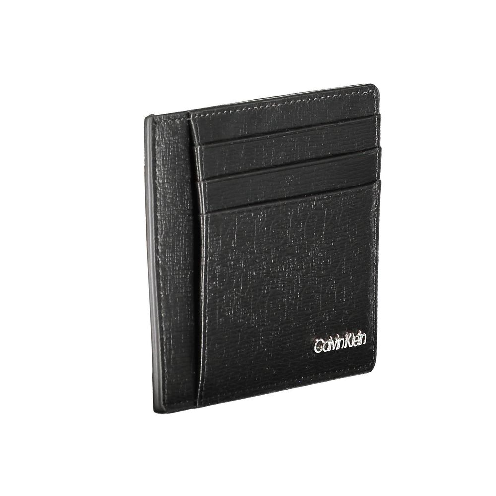 Calvin Klein Black Polyester Men Wallet