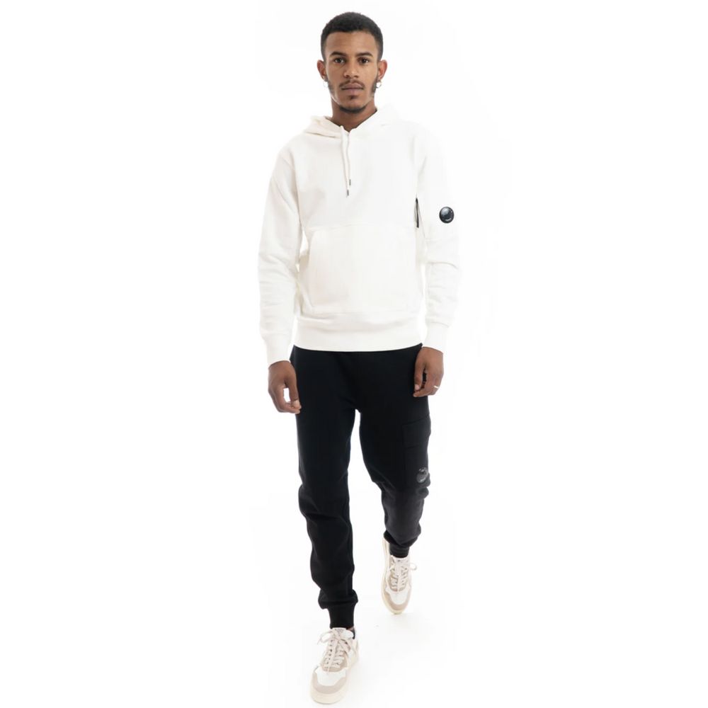 C.P. Company White Cotton Sweater