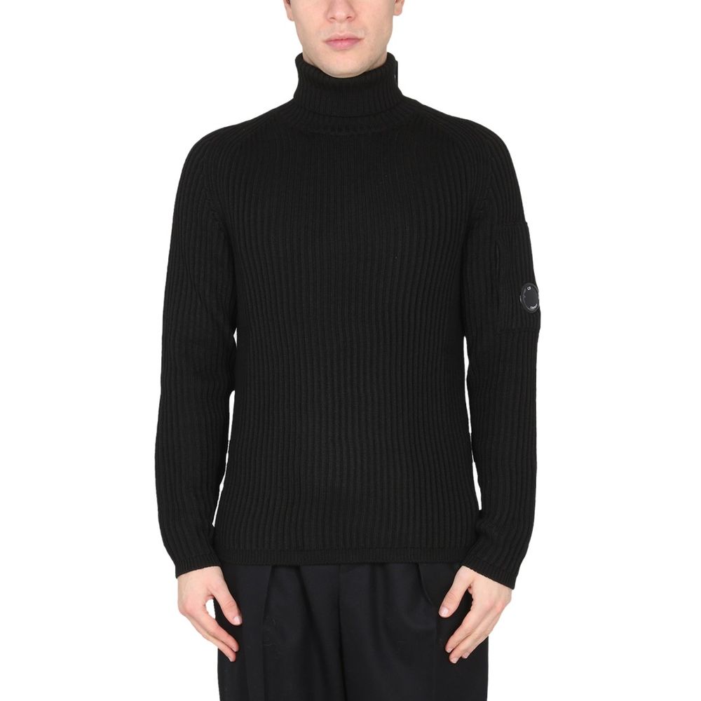 C.P. Company Black Wool Sweater