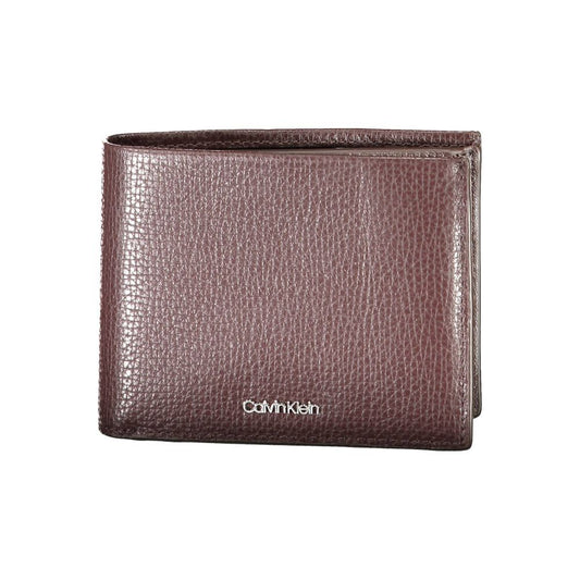 Calvin Klein Brown Leather Men Wallet