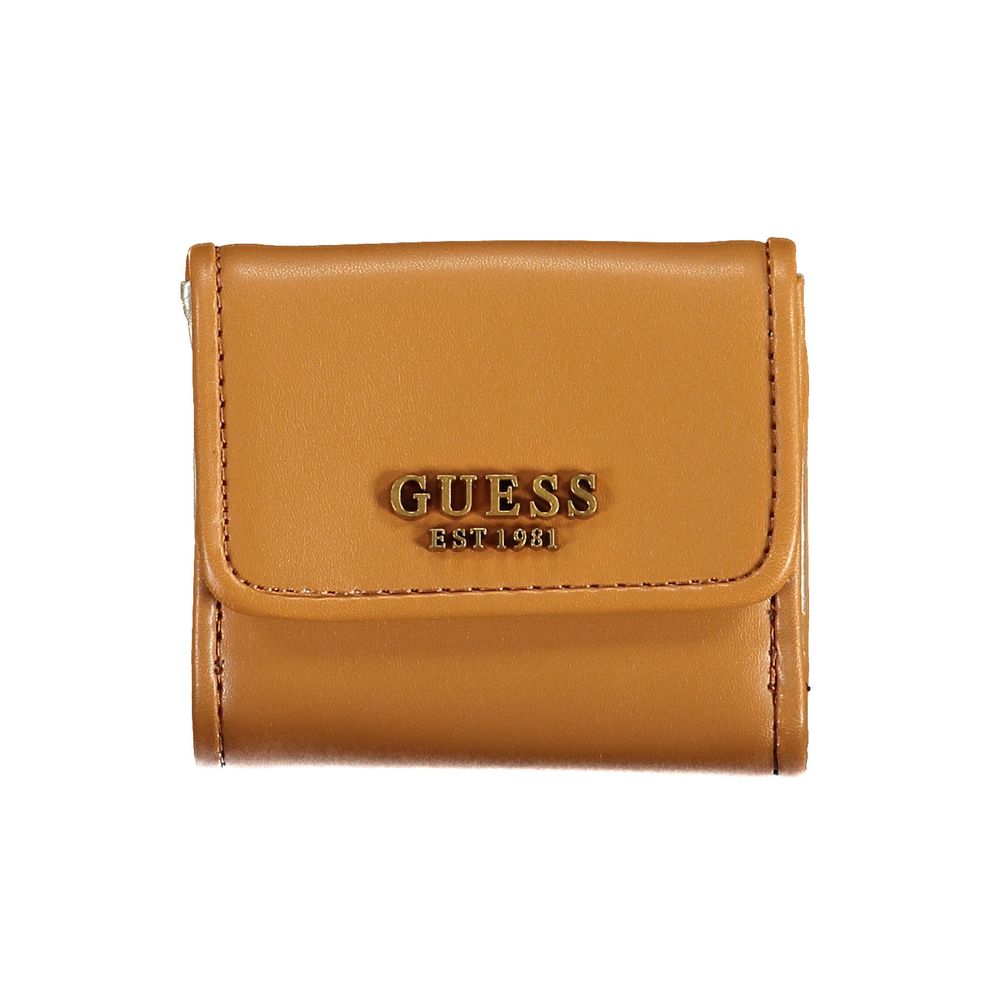 Guess Jeans Brown Polyethylene Women Wallet