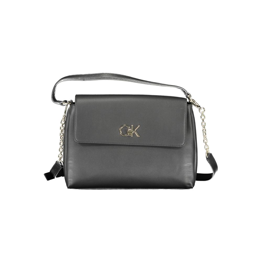 Calvin Klein Black Polyester Women Handbag