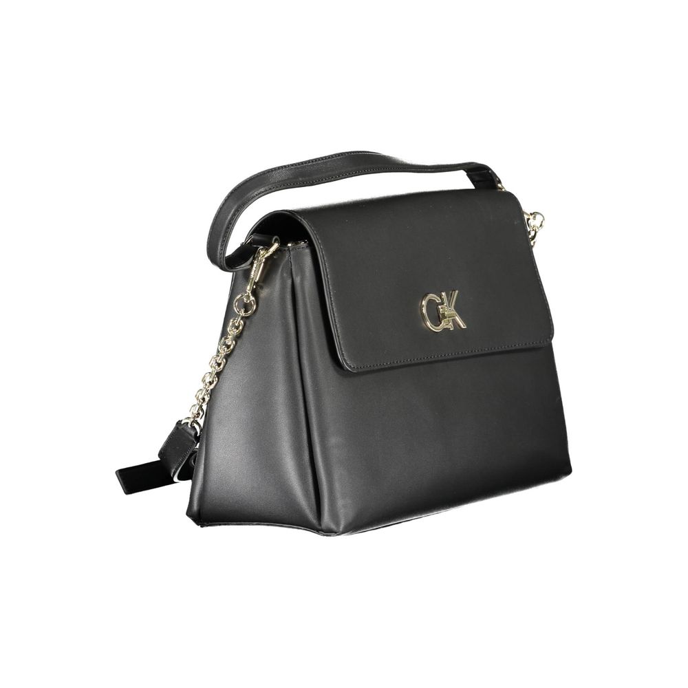 Calvin Klein Black Polyester Women Handbag