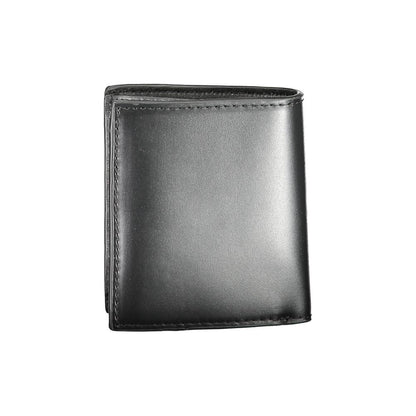 Tommy Hilfiger Black Leather Men Wallet