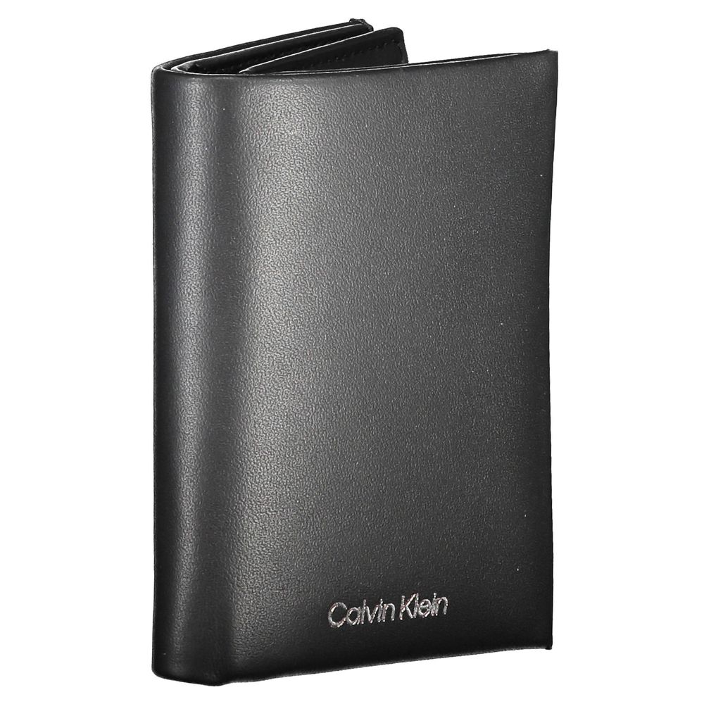 Calvin Klein Black Leather Men Wallet