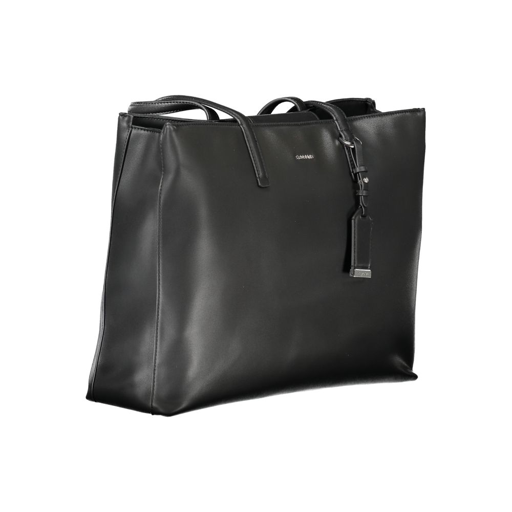 Calvin Klein Black Polyester Women Handbag