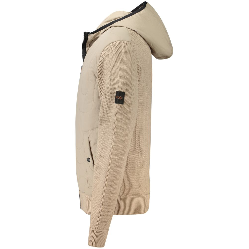 Hugo Boss Beige Cotton Men Jacket