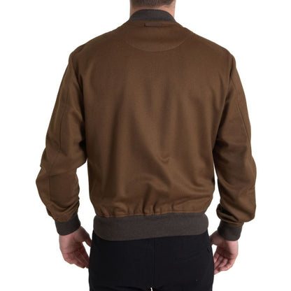 Dolce & Gabbana Brown Cashmere Jacket