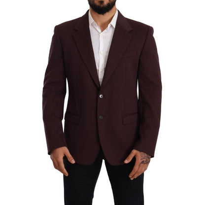 Dolce & Gabbana Purple Cotton Blazer