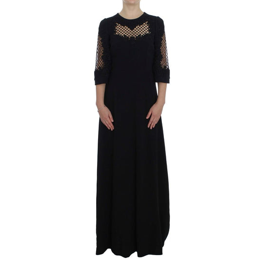 Dolce & Gabbana Black Wool Dress