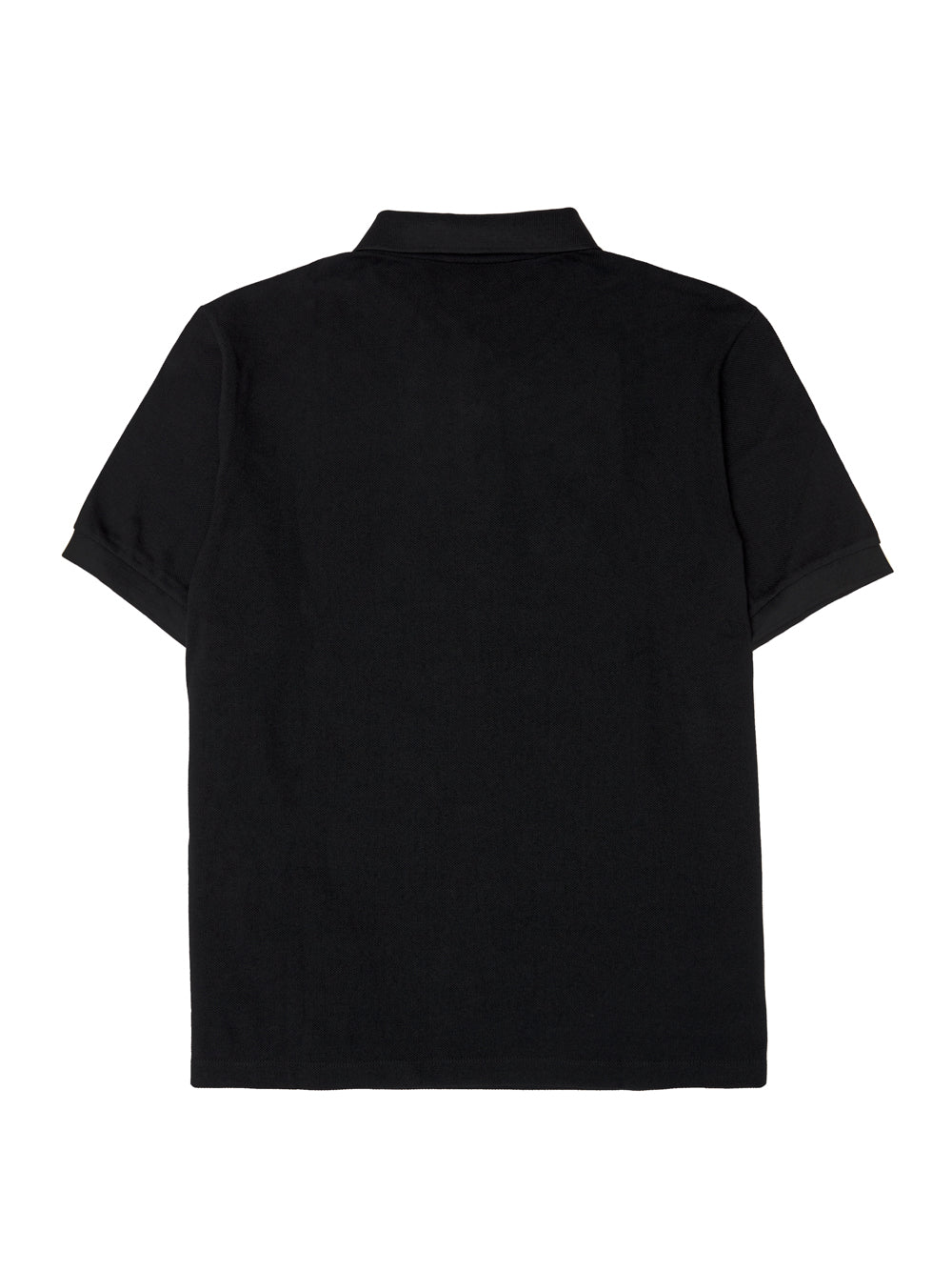 Burberry Black Cotton Collared Polo Shirt