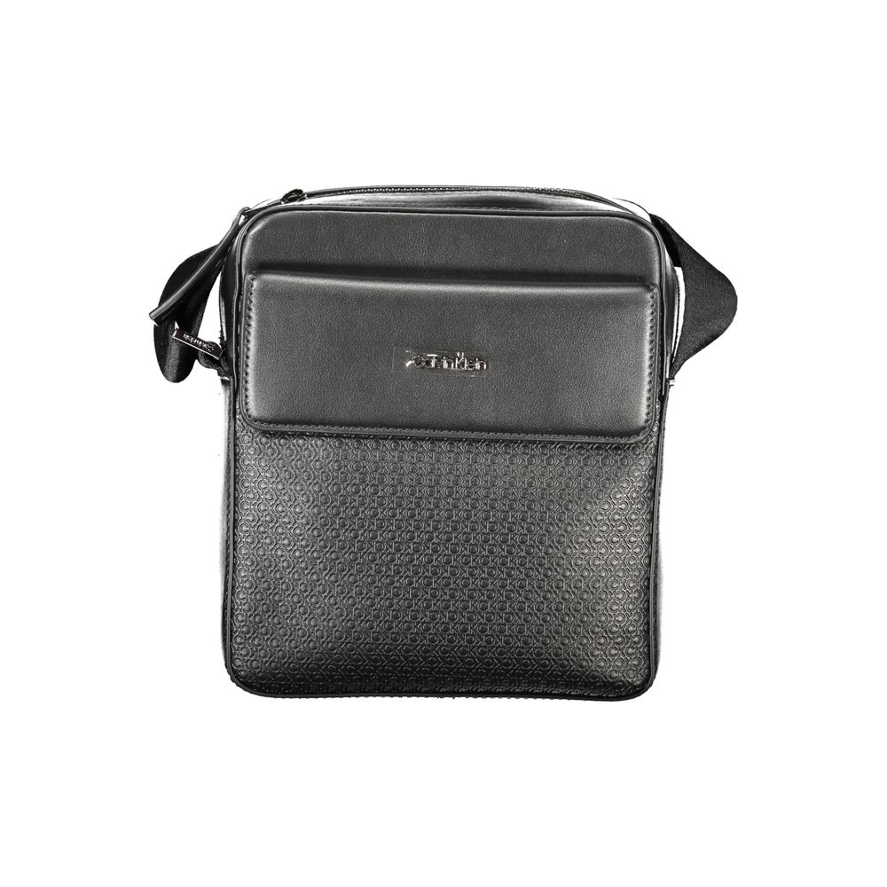 Calvin Klein Black Polyester Men Shoulder Bag