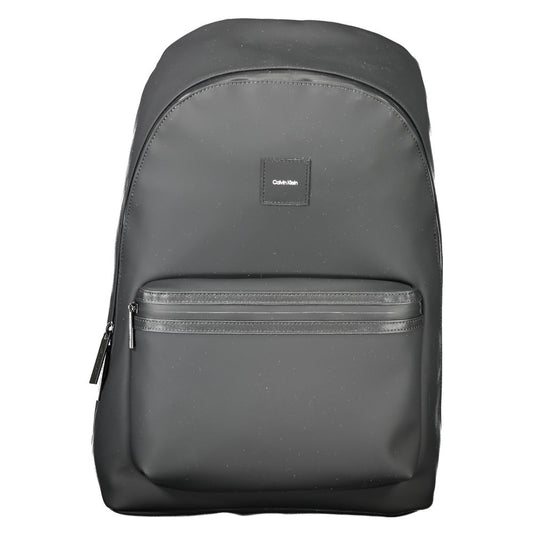 Calvin Klein Black Polyester Men Backpack