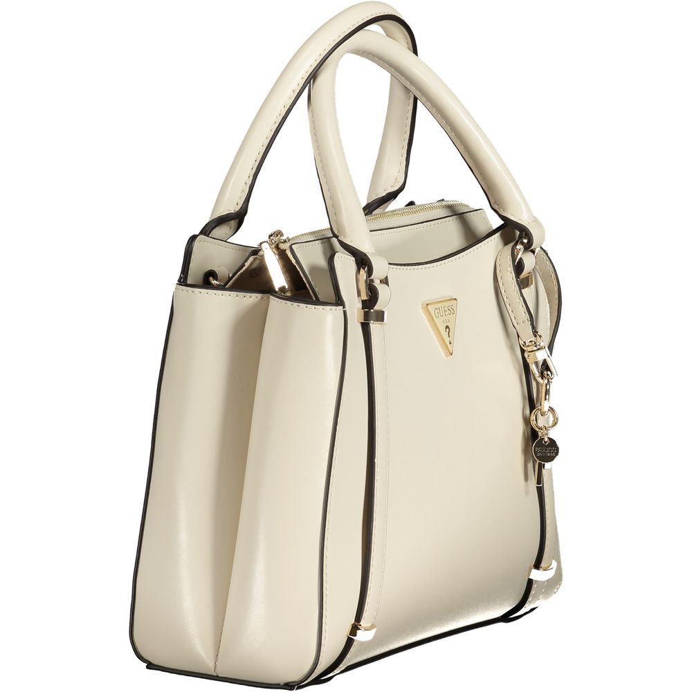 Guess Jeans Beige Polyethylene Women Handbag