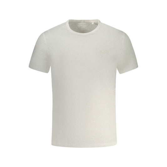 Guess Jeans White Cotton Men T-Shirt