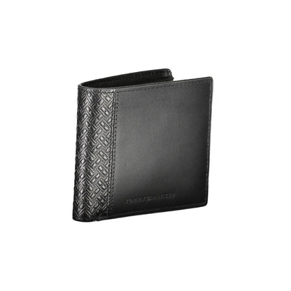 Tommy Hilfiger Black Leather Men Wallet