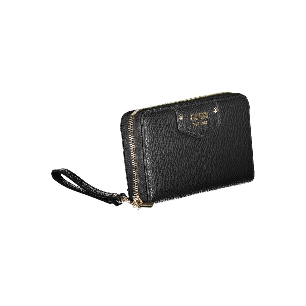 Guess Jeans Black Polyethylene Women Wallet