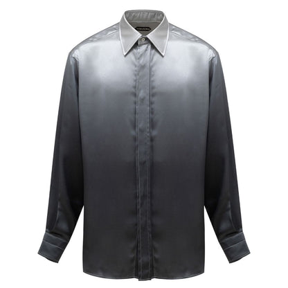 Tom Ford Gray Silk Shirt