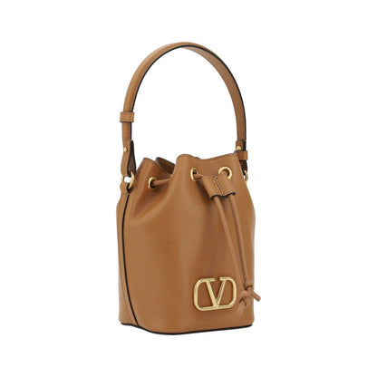 Valentino Garavani Mini Vlogo Drawstring Bucket Bag