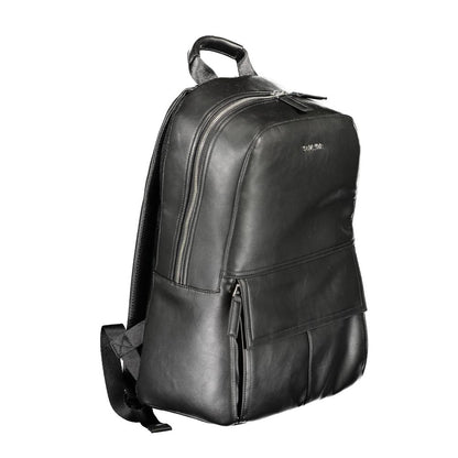 Calvin Klein Black Polyester Men Backpack