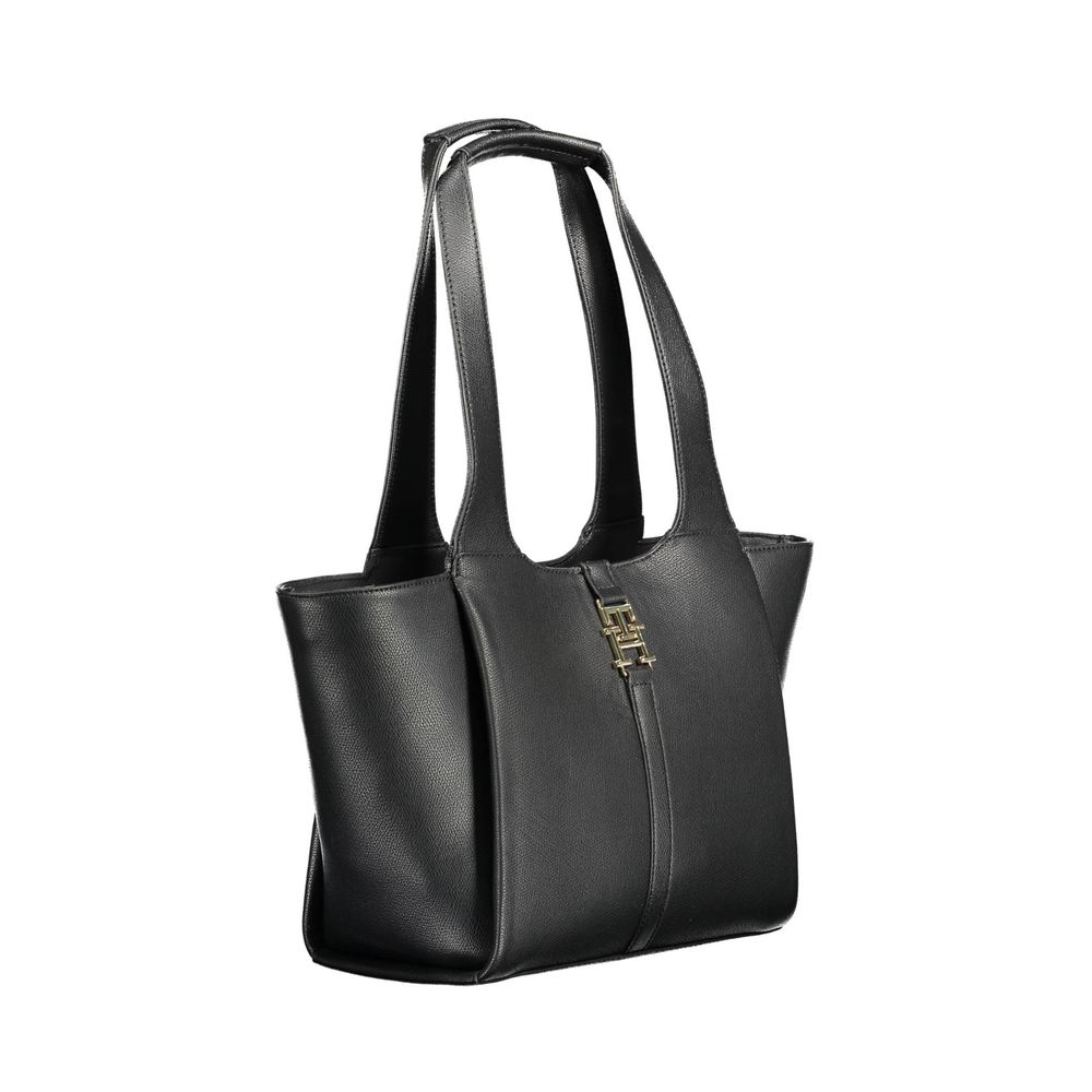 Tommy Hilfiger Black Polyethylene Women Handbag