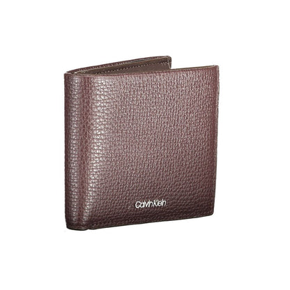 Calvin Klein Brown Leather Men Wallet