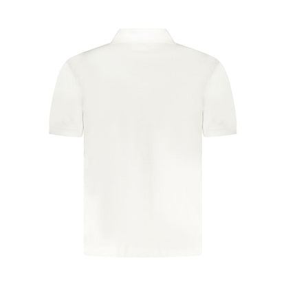 Guess Jeans White Cotton Men Polo Shirt