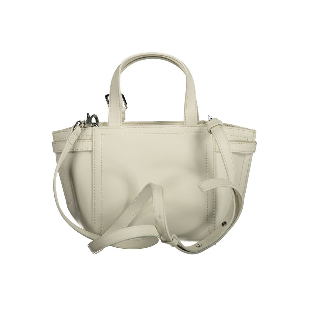 Calvin Klein White Polyester Women Handbag