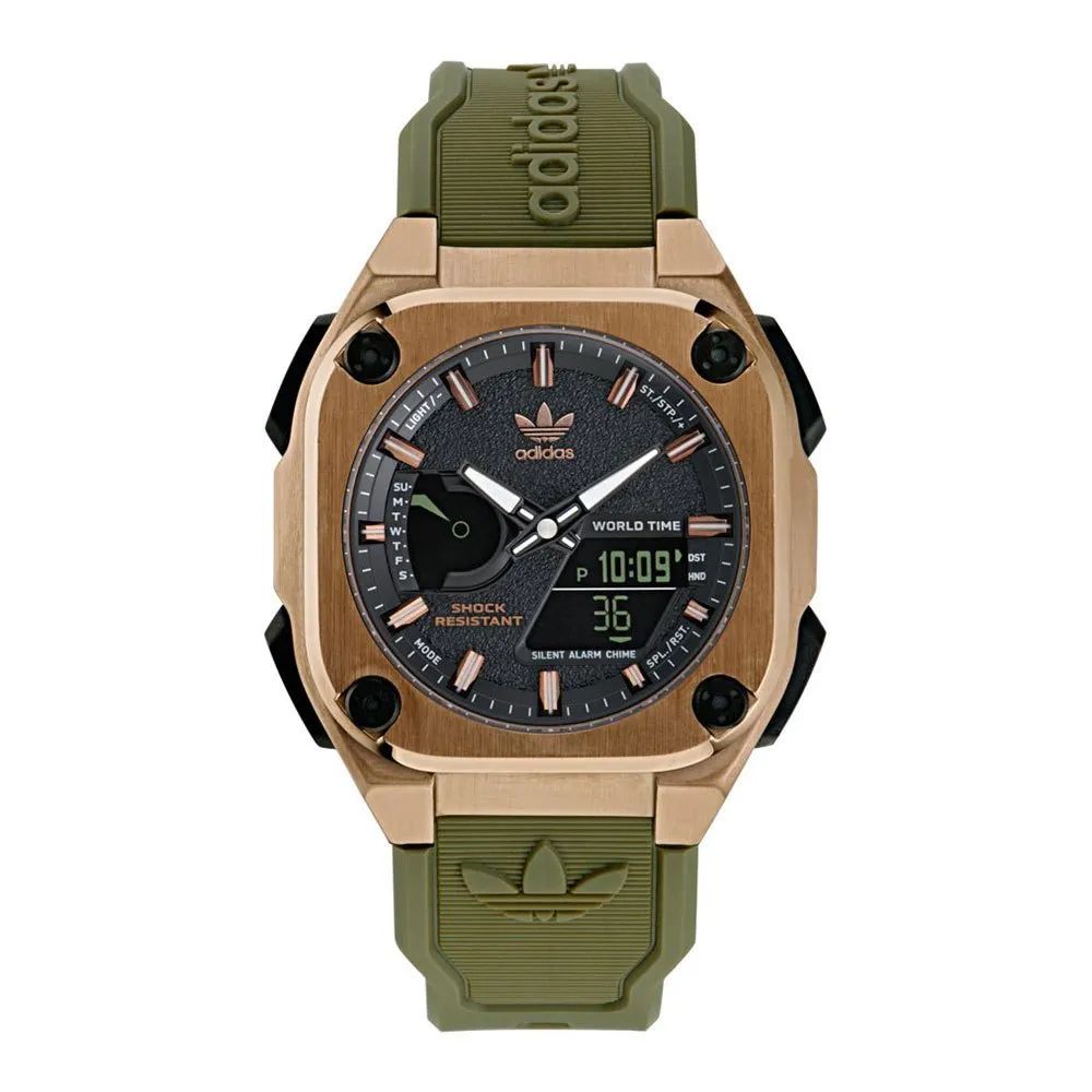 Adidas Green Silicone Watch