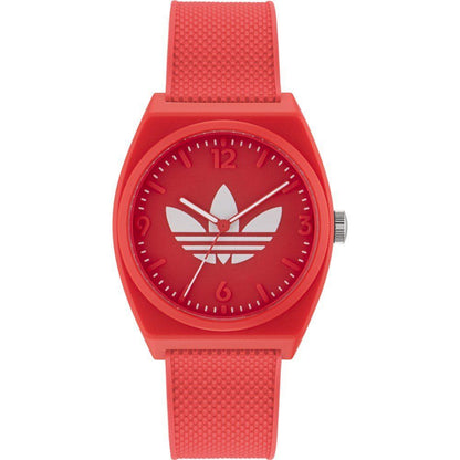 Adidas Red Silicone Watch