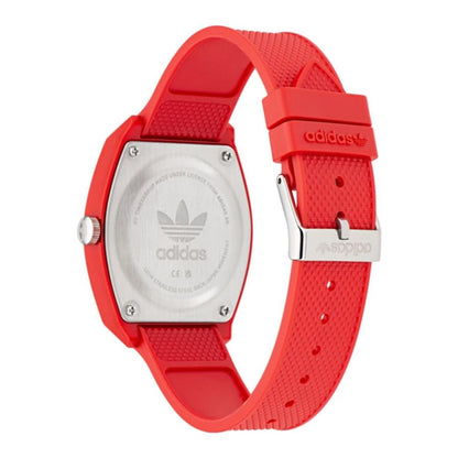 Adidas Red Silicone Watch