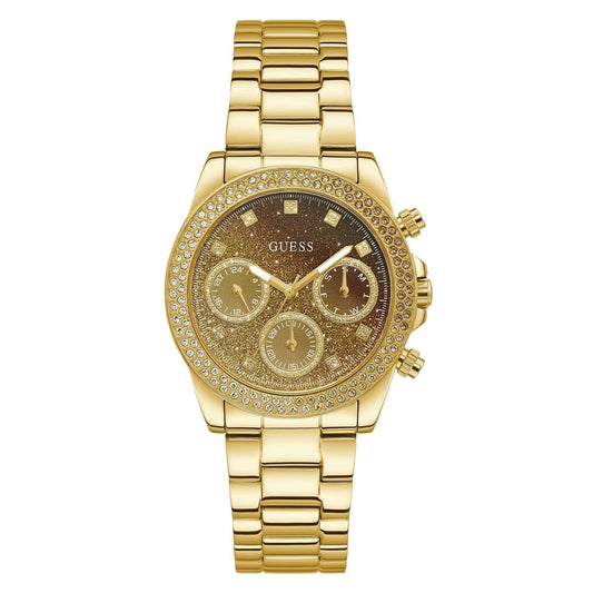 Guess Gold Stainless Steel Watch