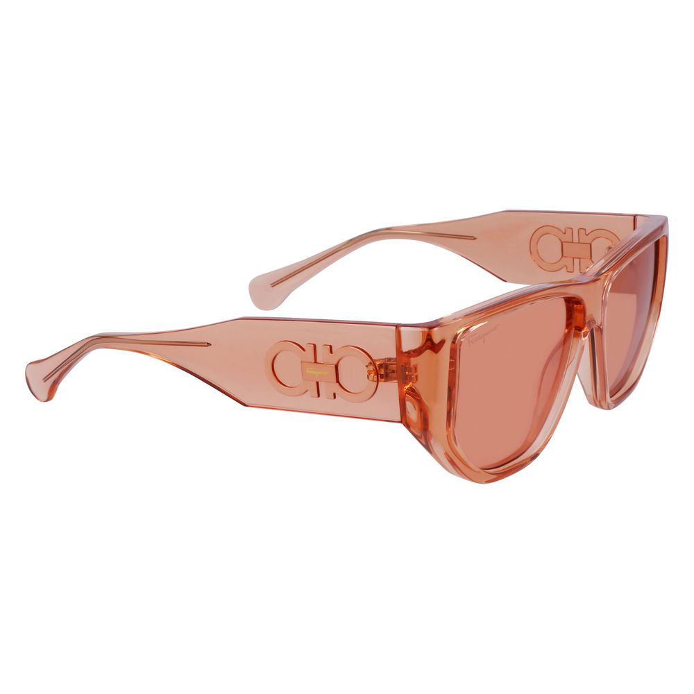 Ferragamo Orange Injected Sunglasses