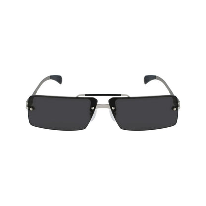 Ferragamo Gray Metal Sunglasses