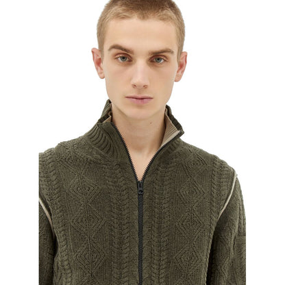 C.P. Company Green Cotton Men Cardigan