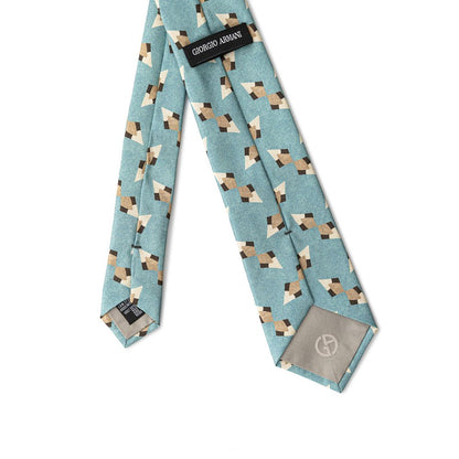 Giorgio Armani Turquoise Silk Ties & Bowty