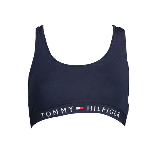 Tommy Hilfiger Blue Cotton Women Sports Bra