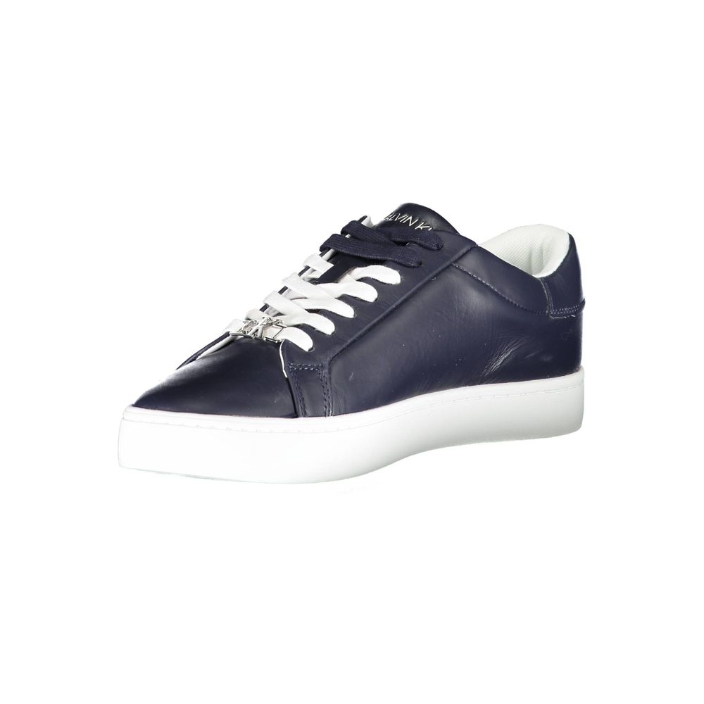 Calvin Klein Blue Leather Men Sneaker