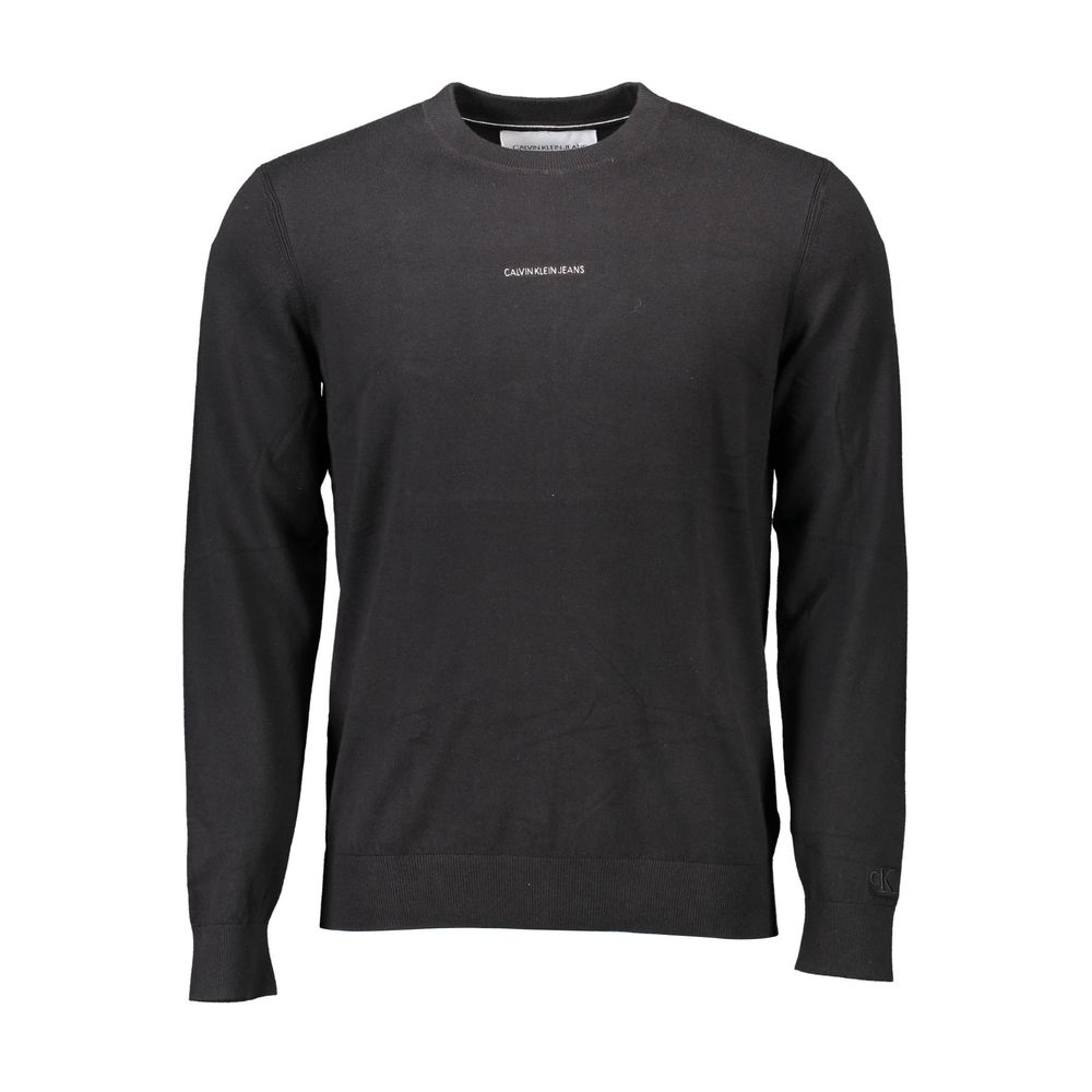 Calvin Klein Black Cotton Men Sweater