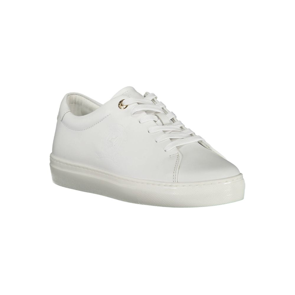 Tommy Hilfiger White Leather Women Sneaker