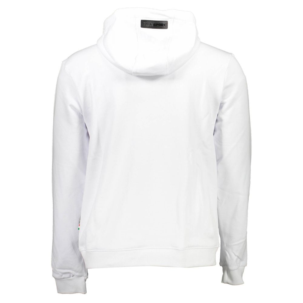 Plein Sport White Cotton Men Sweater