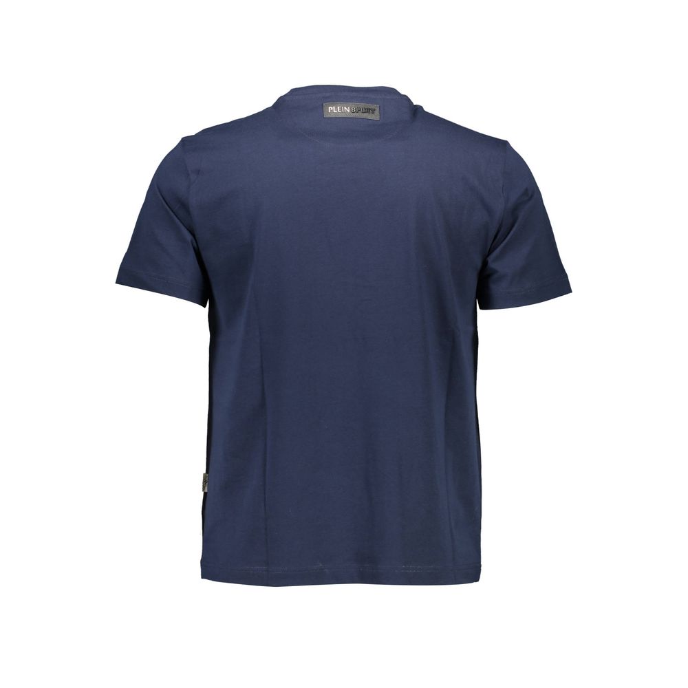 Plein Sport Blue Cotton Men T-Shirt