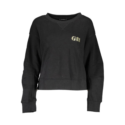 Guess Jeans Black Cotton Women Sweater