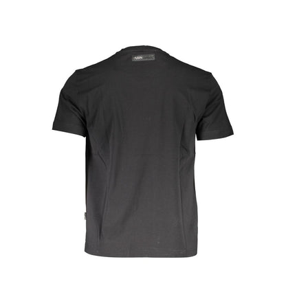 Plein Sport Black Cotton Men T-Shirt