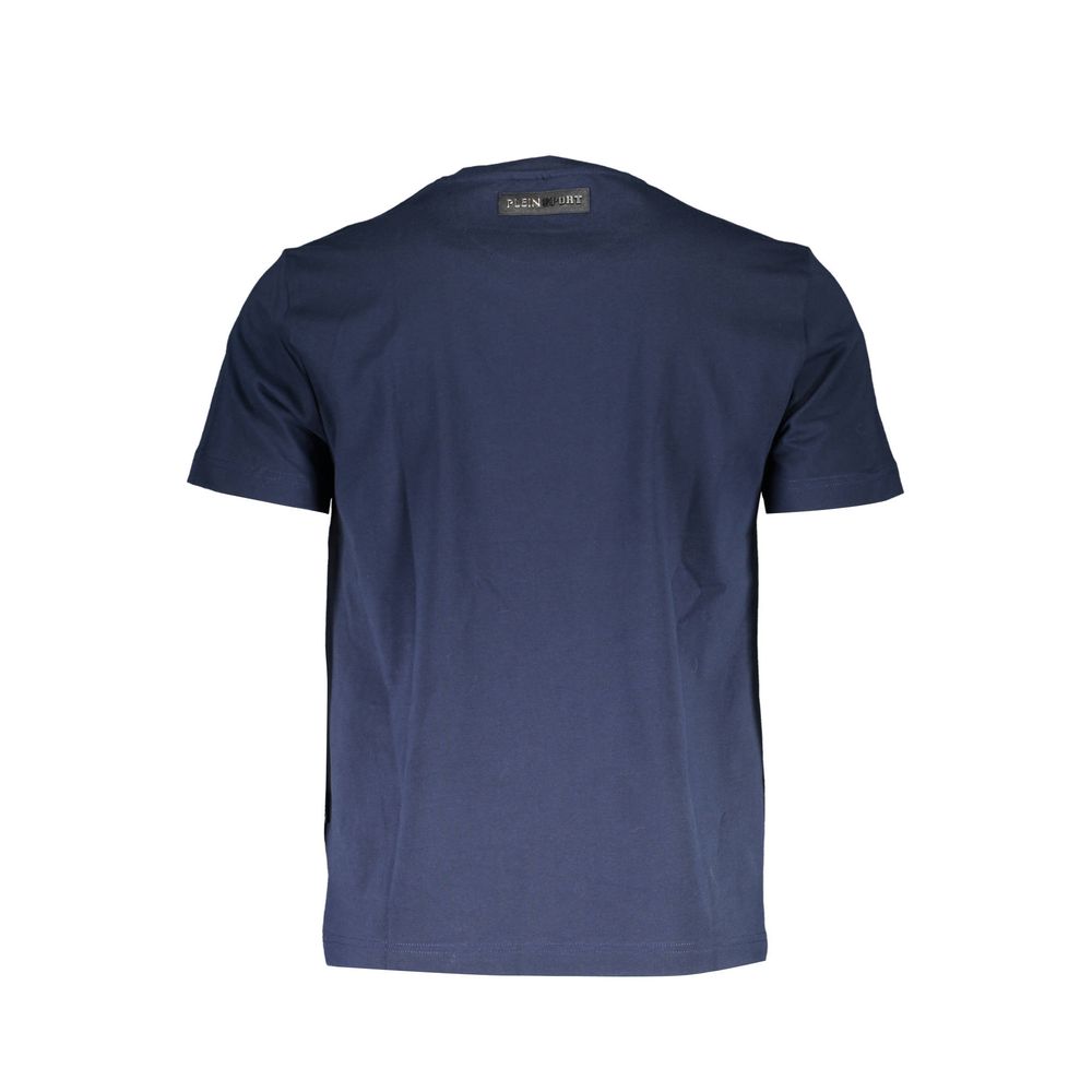 Plein Sport Blue Cotton Men T-Shirt