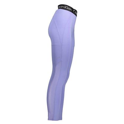 Calvin Klein Purple Cotton Women Legging